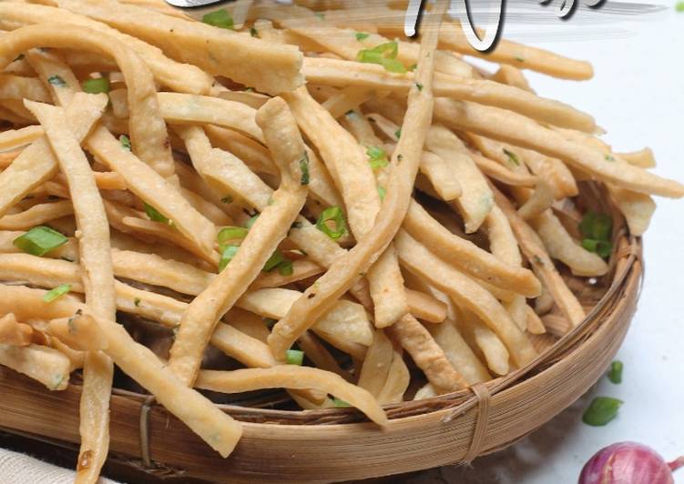 Cara membuat stik bawang tanpa gilingan
