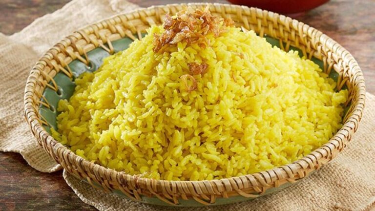 cara membuat nasi kuning magic com