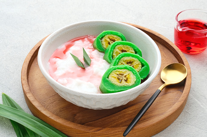 resep es pisang ijo