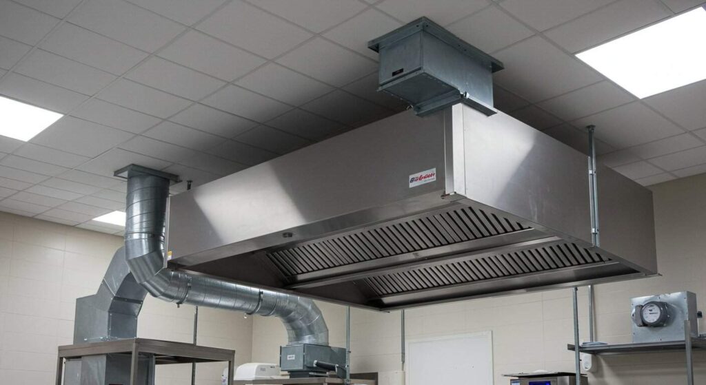 Instalasi Kitchen Hood Dapur Profesional