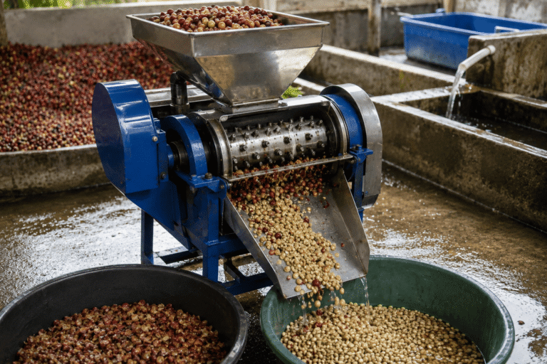 cara mengupas kopi setelah panen